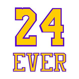 24 Ever LA Memorial Basketball Legend Design T-Shirt