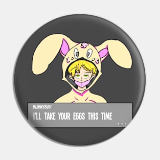 Bunnyboy easter day rpg gaming style retro Pin