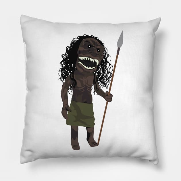 Trilogy of Terror Pillow by FutureSpaceDesigns