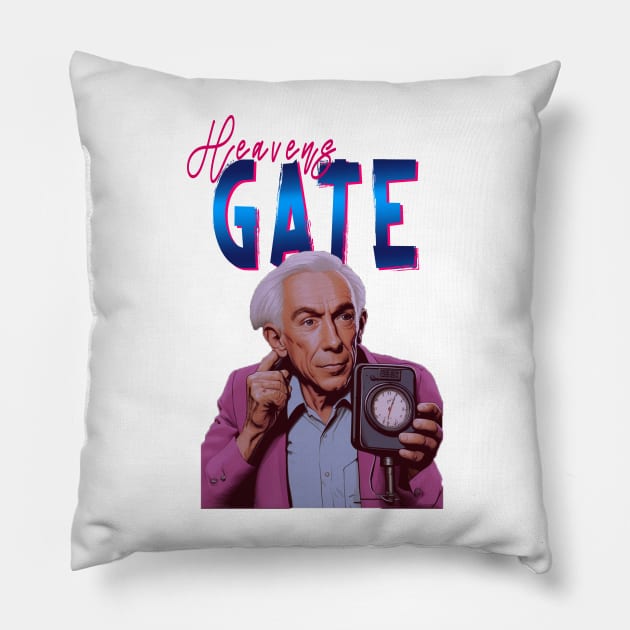 Marshall Applewhite - Heaven's Gate 90s Pillow by Moulezitouna