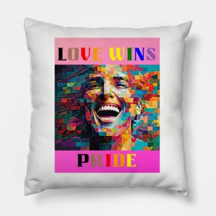 Love Wins Pride Pillow