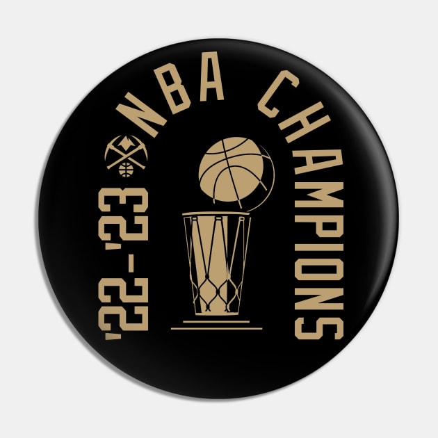 NBA Champions 2023 Pin by Buff Geeks Art