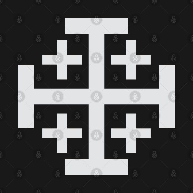 Jerusalem Cross (silver) by PabloDeChenez