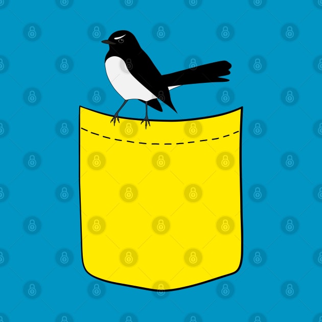 Pocket Willie Wagtail by BinChickenBaby