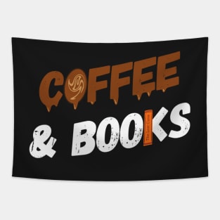 Coffee & Books Tapestry