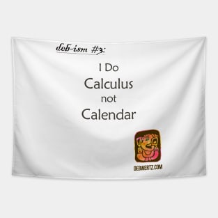 I Do Calculus Not Calendar Tapestry