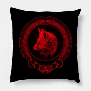 Celtic fox Zodiac Pillow