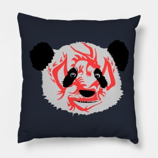 The Panda With The Dragon Tattoo Pillow