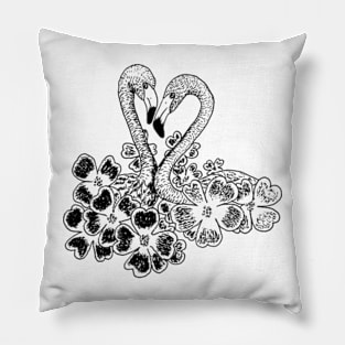 Flamingo lovers Pillow