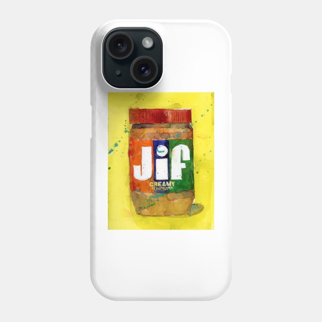 Jif Peanut Butter - Vintage - Kitchen Art Phone Case by dfrdesign