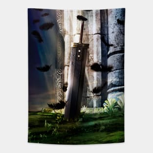 A hero's sword Tapestry