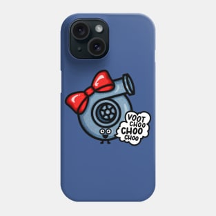 What Does The Cutest (Denim) Turbo say - Red Bow Phone Case