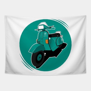 army scooter Tapestry