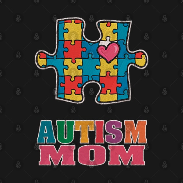 Autism Mom by Velvet Love Design 