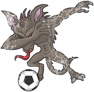 Dabbing Chupacabra Soccer Dab Magnet