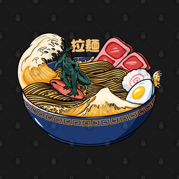 Ramen Godzilla by Ryuga