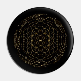 Flower Of Life Pin