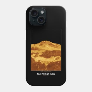 High Resolution Astronomy Maat Mons on Venus Phone Case