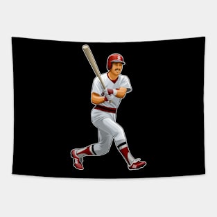 Jerry Remy Bat Legends Tapestry