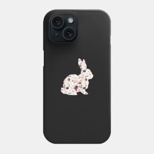 Watercolor Floral Show Rabbit - NOT FOR RESALE WITHOUT PERMISSION Phone Case