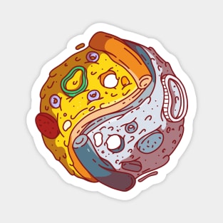 Yin Yang Pizza! Magnet