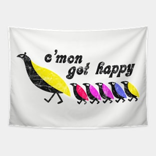 C'mon Get Happy - Vintage Retro Tapestry