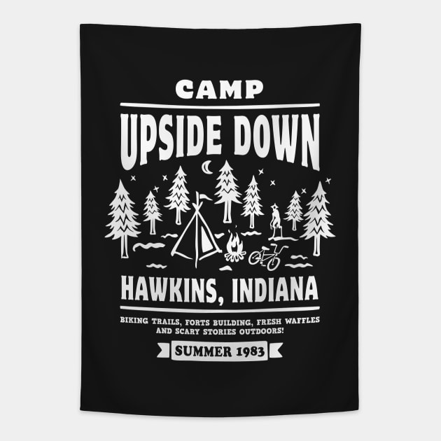 Camp Upside Down Tapestry by Olipop