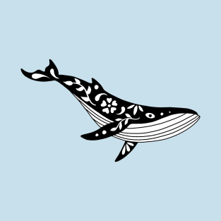 Ornate whale T-Shirt