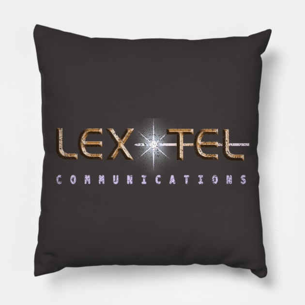 LexTel Communications - Distressed Pillow by KeisukeZero