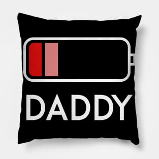 daddy s battery Pillow