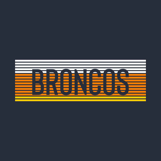 Broncos Stripes by Aurver