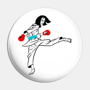 Taekwondo Woman Pin