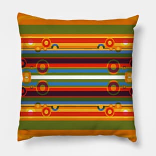 Orange Your Stripes Pillow