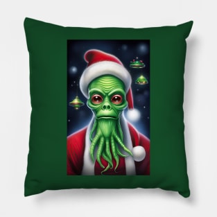 Alien Santa Pillow