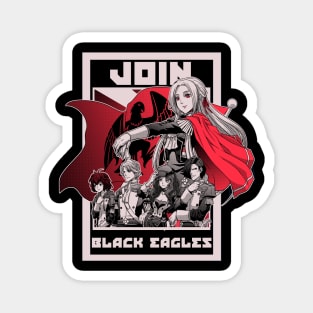 join black eagles Magnet