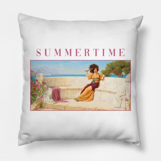 Summertime by Godward Pillow by academic-art