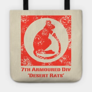 7th Armoured Div - Desert Rats Tote