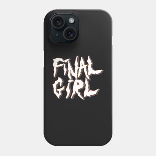 Final Girl in white Phone Case