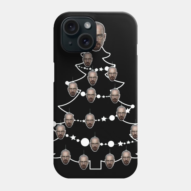 Breaking Bad Heisenberg Christmas Tree Baubles Phone Case by duniakubaby