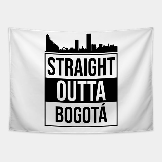 Straight Outta Bogota, Colombia Tapestry by alltheprints