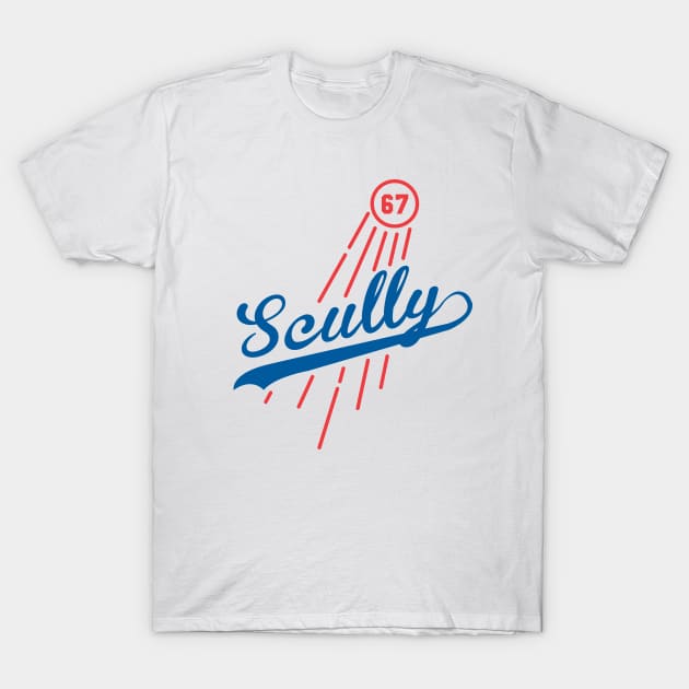 Tees Geek VIN Scully Baseball Hall of Fame Broadcaster Men's T-Shirt