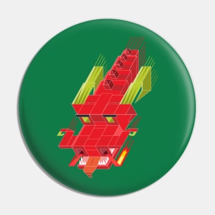 Cube dragon Pin