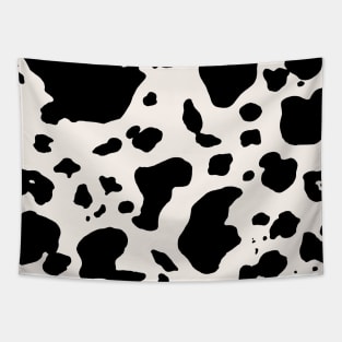 Cowhide Cute Cow Black and White Pattern Tapestry