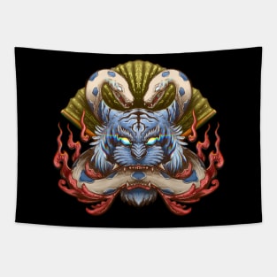 Japanese Tiger Tora Tapestry