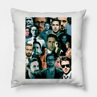 Ryan Gosling Collage Pillow