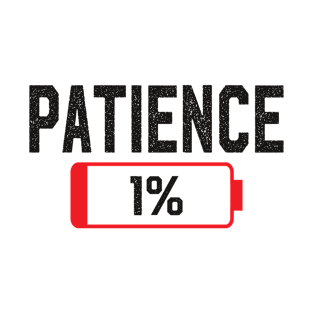 Battery Patience Work Stress Level T-Shirt