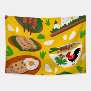 Indonesian foods dishes Tapestry