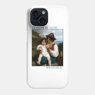 The Flute Lesson by Bouguereau Phone Case