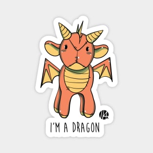 i'm a dragon - red one Magnet