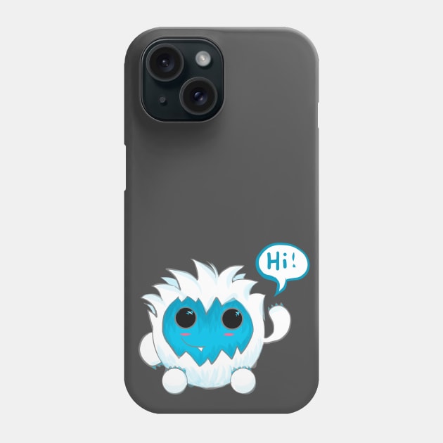 Bubble Yeti Phone Case by Sushilou